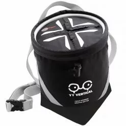 Nouveau 😍 Sacs à Magnésie YY VERTICAL CHALK STOPPER BLACK 22 Noir / Blanc 🔔