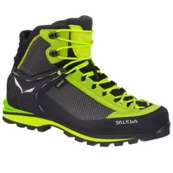 Acheter 🎁 Chaussures Alpinisme SALEWA MS CROW GORE-TEX CACTUS/SULPHUR SPRING 23 Noir / Vert 👏