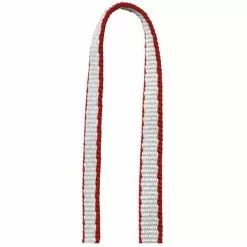 Grosses soldes ❤️ Sangles Escalade PETZL ST' ANNEAU 120CM 22 Blanc / Rouge ✔️