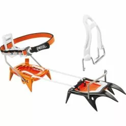 Tout neuf ⭐ Crampons Alpinisme PETZL CRAMPONS IRVIS HYBRID LLU 22 Noir / Orange 😍