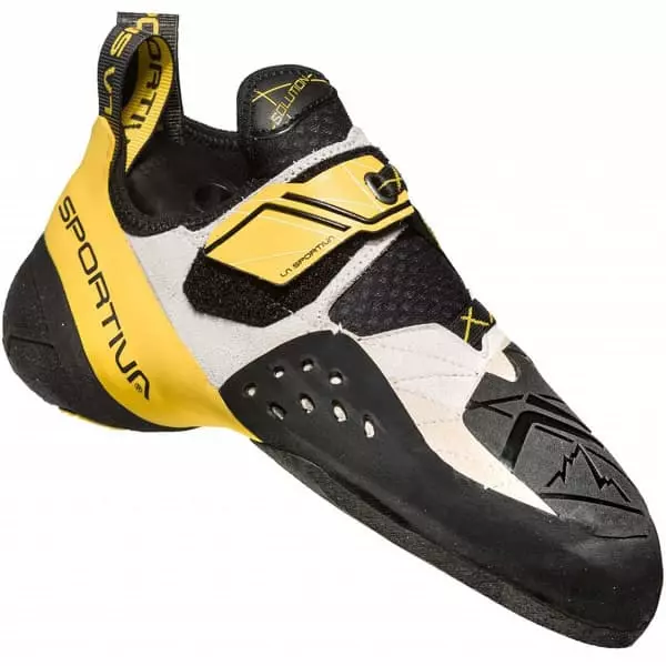 Sortie 🥰 Chaussons Escalade LA SPORTIVA SOLUTION WHITE/YELLOW 23 Blanc / Noir / Jaune 👏 3 Sortie 🥰 Chaussons Escalade LA SPORTIVA SOLUTION WHITE/YELLOW 23 Blanc / Noir / Jaune 👏