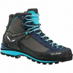Tout neuf ❤️ Chaussures Alpinisme SALEWA WS CROW GTX PREMIUM N 22 Bleu / Noir ✨