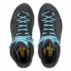 Tout neuf ❤️ Chaussures Alpinisme SALEWA WS CROW GTX PREMIUM N 22 Bleu / Noir ✨ -Escalade Alpinisme Boutique 9 40036 ws crow gtx premium n 61329 3985 03