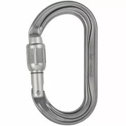 Tout neuf 🔥 Mousquetons Escalade PETZL OK SCREW-LOCK 22 Gris 😀