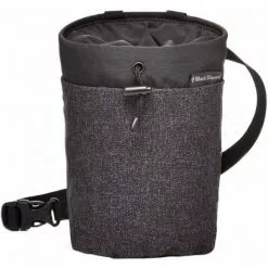 Nouveau 👍 Sacs à Magnésie BLACK DIAMOND GYM CHALK BAG SMOKE 20 Gris 😍