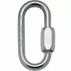 Grosses soldes 🔔 Mousquetons Escalade PETZL MAILLON N°5 NORMAL ACIER 22 Gris 🤩