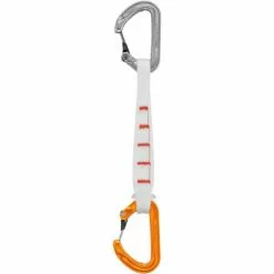 Tout neuf 😉 Dégaines Escalade PETZL ANGE FINESSE 17 CM SS 22 Orange / Gris 👍