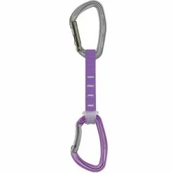 Meilleure vente 😍 Dégaines Escalade PETZL DJINN AXESS 12 CM VIOLET 22 Violet 💯