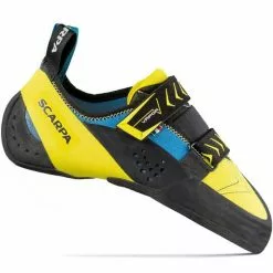 Meilleur prix ✔️ Chaussons Escalade SCARPA VAPOR V OCEAN/YELLOW 22 Bleu / Jaune 💯