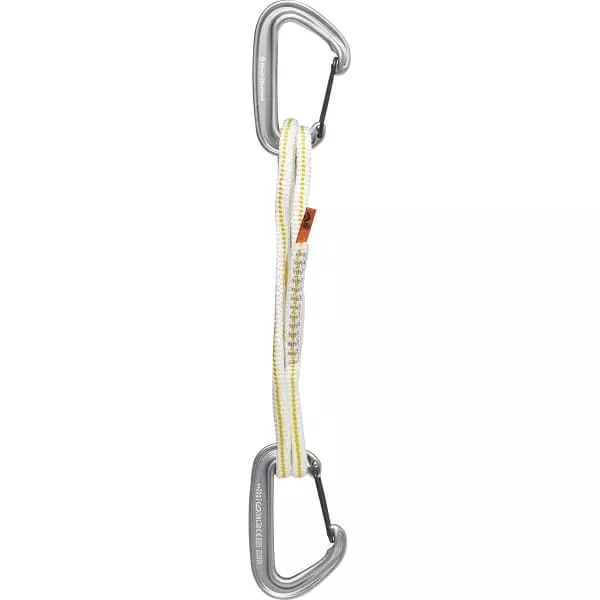 De gros 🎉 Dégaines Escalade BLACK DIAMOND MINIWIRE ALPINE QUICKDRAW 22 Blanc / Jaune ✔️ 3 De gros 🎉 Dégaines Escalade BLACK DIAMOND MINIWIRE ALPINE QUICKDRAW 22 Blanc / Jaune ✔️