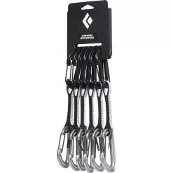 De gros 🛒 Dégaines Escalade BLACK DIAMOND LITEWIRE QUICKPACK 12CM 23 Gris / Noir ❤️