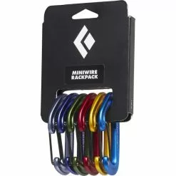 De gros 👏 Mousquetons Escalade BLACK DIAMOND MINIWIRE RACKPACK 23 Multicolore ❤️