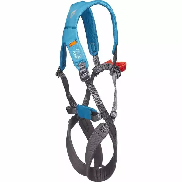 Bon marché 😍 Baudriers BLACK DIAMOND MOMENTUM KIDS FULL BODY AZUL 23 Bleu / Gris ❤️ 4 Bon marché 😍 Baudriers BLACK DIAMOND MOMENTUM KIDS FULL BODY AZUL 23 Bleu / Gris ❤️ – Image 2