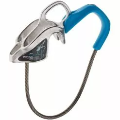 Promo 😍 Assureurs Descendeurs Escalade EDELRID MICRO JUL SLATE 22 Bleu / Gris ⭐