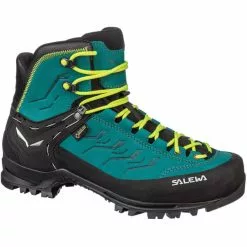 Sortie 👍 Chaussures Alpinisme SALEWA WS RAPACE GTX SHADED SPRUCE/SULPHUR SPRING 22 Vert / Noir 🎉