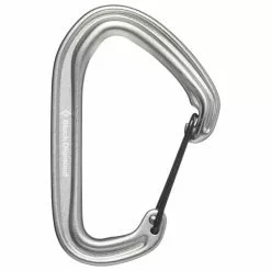 Offres 🧨 Mousquetons Escalade BLACK DIAMOND HOTWIRE CARABINER LIGHT GRAY 23 Gris 👏