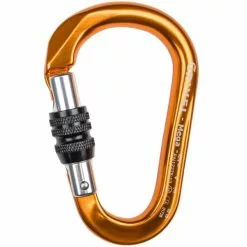 Offres 😀 Mousquetons Escalade GRIVEL ROCK SAFETY CARABINER K6N MEGA SCREW LOCK 22 Orange 😉