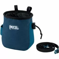 Remise 👏 Sacs à Magnésie PETZL SAC A MAGNESIE SAKA BLEU 22 Bleu 🤩