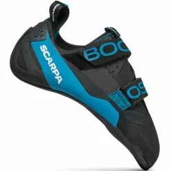 De gros 🛒 Chaussons Escalade SCARPA BOOSTIC BLACK AZURE 22 Noir / Bleu 🌟