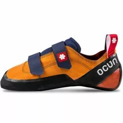 Meilleur prix ✨ Chaussons Escalade OCUN CREST QC ORANGE 22 Orange / Bleu / Noir 😉