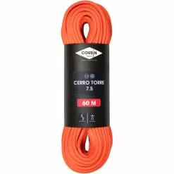 Meilleure vente 💯 Cordes Escalade COUSIN TRESTEC CERRO TORRE 7,5MM X 60M ORANGE TANGERINE 22 Orange 🔥