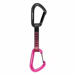 Le moins cher ❤️ Dégaines Escalade BLACK DIAMOND HOTFORGE HYBRID QUICKDRAW 12CM ULTRA PINK 23 Rose / Noir ⌛