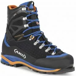 Grosses soldes ✔️ Chaussures Alpinisme AKU HAYATSUKI GORE-TEX BLUE ORANGE 22 Noir / Bleu 🥰
